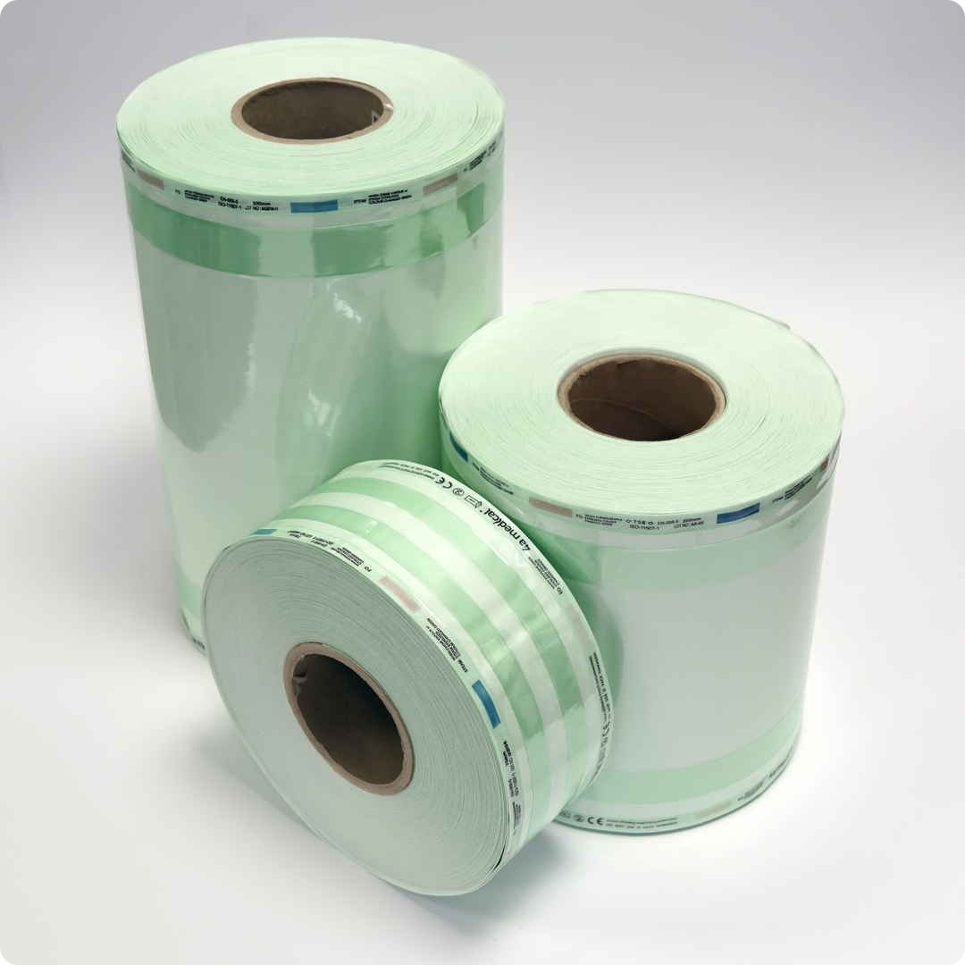 Рулон зі складкою 60 г 4A MEDICAL 100*50мм×100м